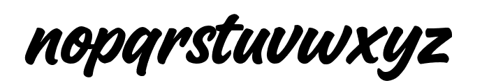 Freeday Script Font LOWERCASE