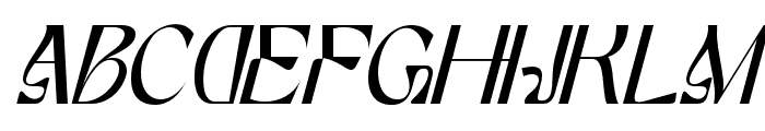 Freedom Changes Regular Italic Font UPPERCASE