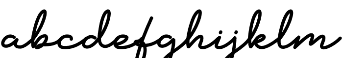 Freedom Signature Font LOWERCASE