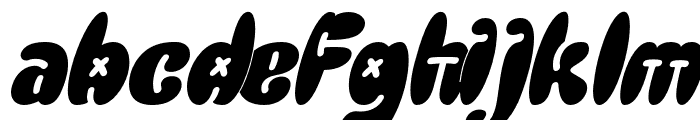 Freedom Standing ExtraLight Italic Font LOWERCASE