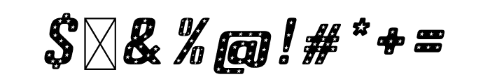 Freedom USA Front Font OTHER CHARS