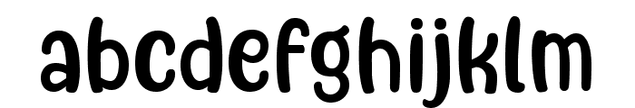 Freely Movable Regular Font LOWERCASE