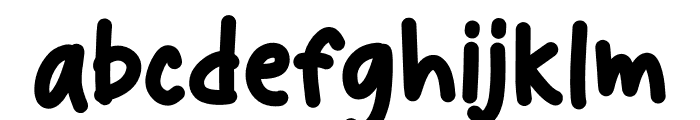 Freely Regular Font LOWERCASE