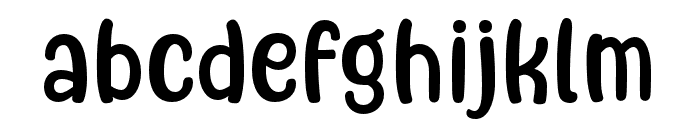 FreelyMovable-Regular Font LOWERCASE