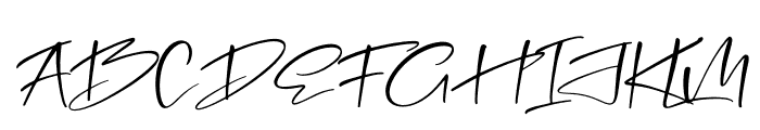 Freestyle Lettering Italic Font UPPERCASE