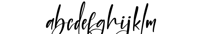 Freestyle Lettering Italic Font LOWERCASE