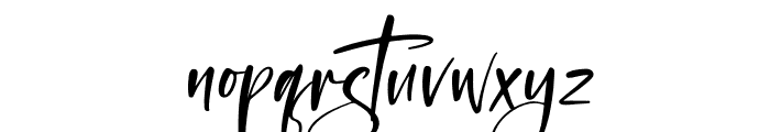 Freestyle Lettering Italic Font LOWERCASE