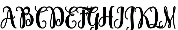 Freestyle Font UPPERCASE