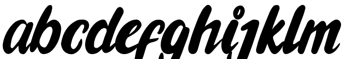 Freetype Regular Font LOWERCASE