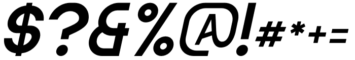 Frela Italic Font OTHER CHARS