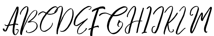 FrellineScriptItalic Font UPPERCASE