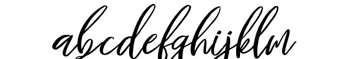 FrellineScriptItalic Font LOWERCASE