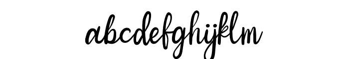 French Night Font LOWERCASE