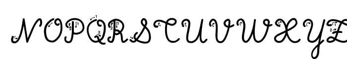 French_Cursive_Arrows Font UPPERCASE