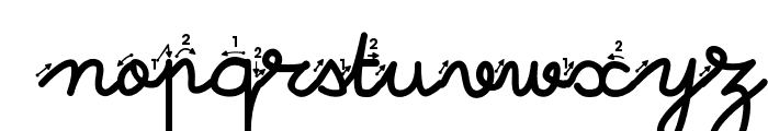 French_Cursive_Arrows Font LOWERCASE