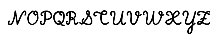 French_Cursive_Bold Font UPPERCASE