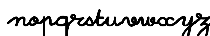 French_Cursive_Bold Font LOWERCASE