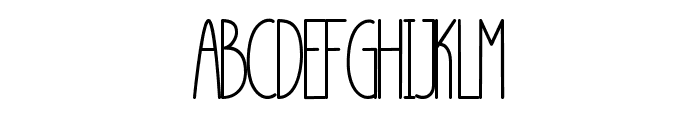 Frend Strep Regular Font LOWERCASE