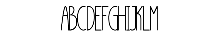 FrendStrep-Regular Font UPPERCASE