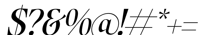 Frenstyle Italic Font OTHER CHARS