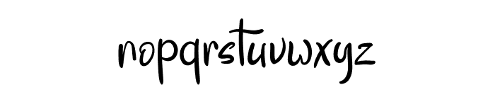 Fresh And Beauty Font LOWERCASE