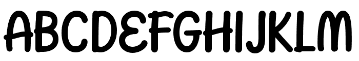 Fresh Happy Regular Font LOWERCASE