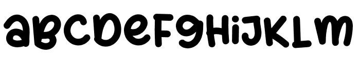 Fresh Kids Solid Font LOWERCASE