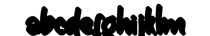 Fresh Onion Extrude Font LOWERCASE