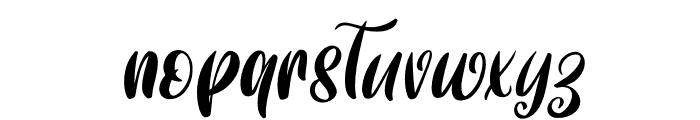 Fresh Rose Italic Font LOWERCASE
