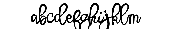 Fresh Spring Bold Font LOWERCASE