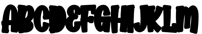 FreshOrange-Bold Font UPPERCASE