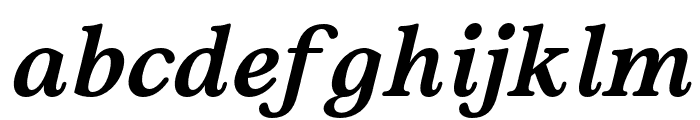 FreshRoast-Italic Font LOWERCASE