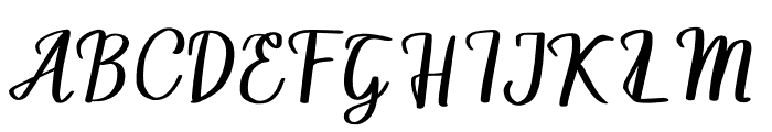 Freshflower Font UPPERCASE