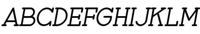 Freshmen Italic Font UPPERCASE