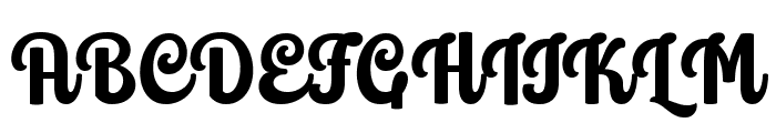 Freshtea Healthy Regular Font UPPERCASE