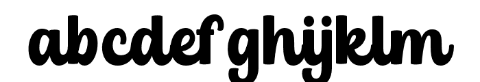 FreshteaHealthy-Regular Font LOWERCASE