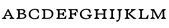 Freste regular Font UPPERCASE