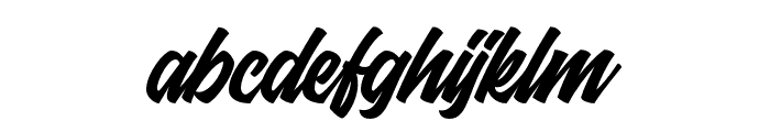 Fresty Script Font LOWERCASE