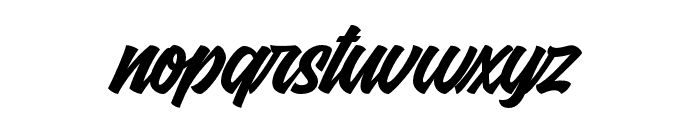 Fresty Script Font LOWERCASE