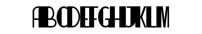 Frethrick Font UPPERCASE