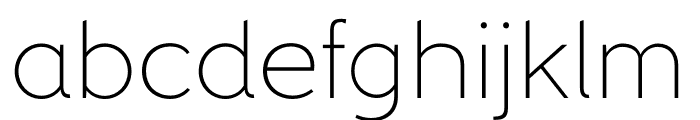 Freud-ExtraLight Font LOWERCASE