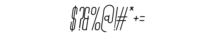 Freya-Italic Font OTHER CHARS