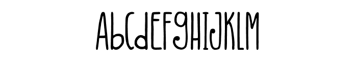 Frezh And Frost Font LOWERCASE