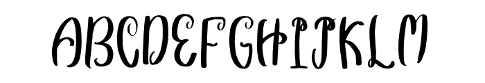 Frida Bold Font UPPERCASE