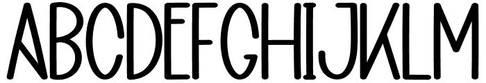 Friday Antumn Font LOWERCASE