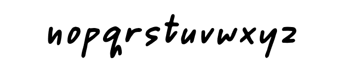 Friday Sunytime Italic Font LOWERCASE