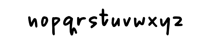 Friday Sunytime Font LOWERCASE
