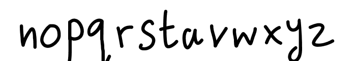 Friend Gifta Font LOWERCASE