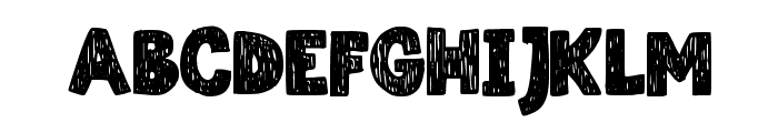 Friendly Grunge Regular Font UPPERCASE