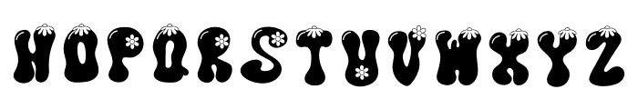 FriendshipFlower Font UPPERCASE